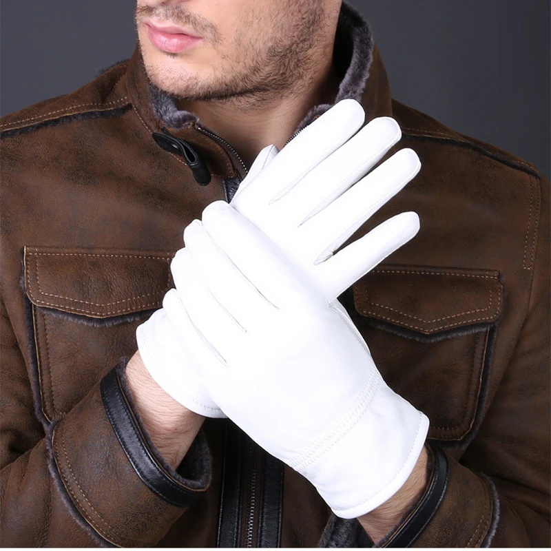 Leather Driving Glove - 2025 Winter-Handschuhe aus echtem Leder in