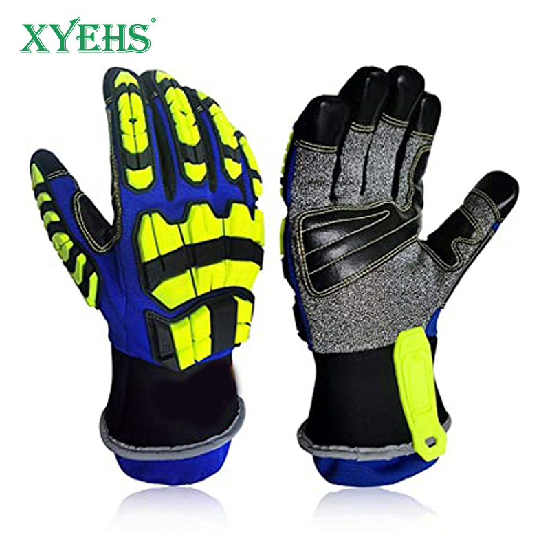 Work Glove Impact - XYEHS ANSI CUT A5 Rettungs- und