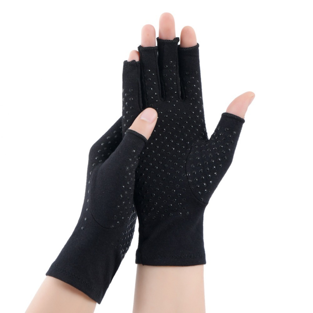 Fingerless Glove Knit - Fingerlose Kompressionshandschuhe Anti-Arthritis Kompressions-Gelenkstütze Handgelenkstütze Handschuhe