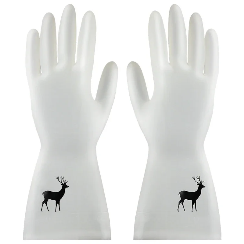 Dish Glove Rubber - Wasserdichte Gummi-Latex-Geschirrspülhandschuhe für die Küche, langlebige