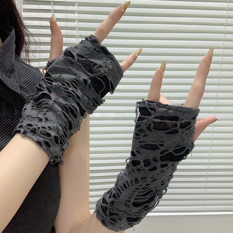 Yueqiu Girl Alt Fashion Zerris – Fingerless Glove Knit Bewertung und Preis