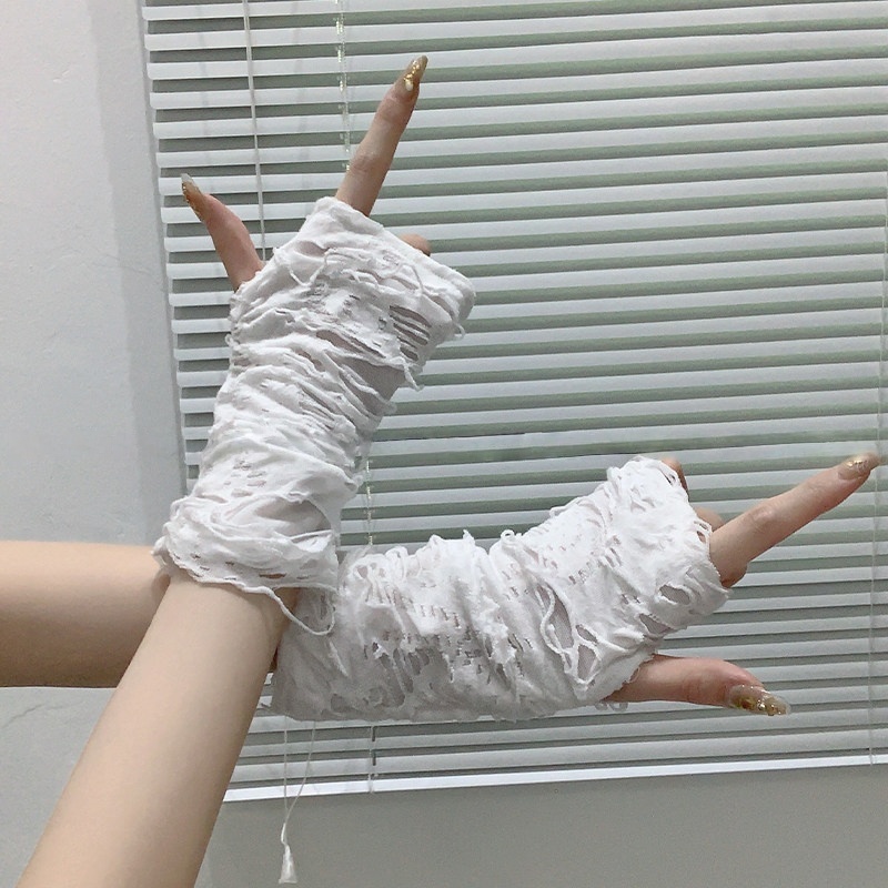 Yueqiu Girl Alt Fashion Zerris – Fingerless Glove Knit Bewertung und Preis