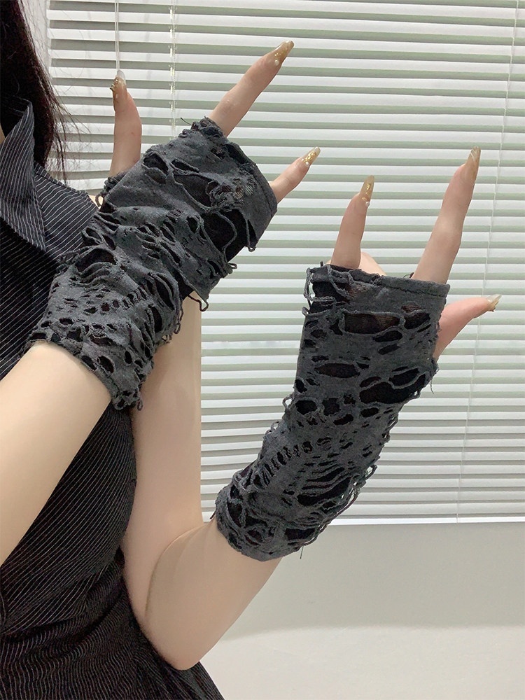 Yueqiu Girl Alt Fashion Zerris – Fingerless Glove Knit Bewertung und Preis