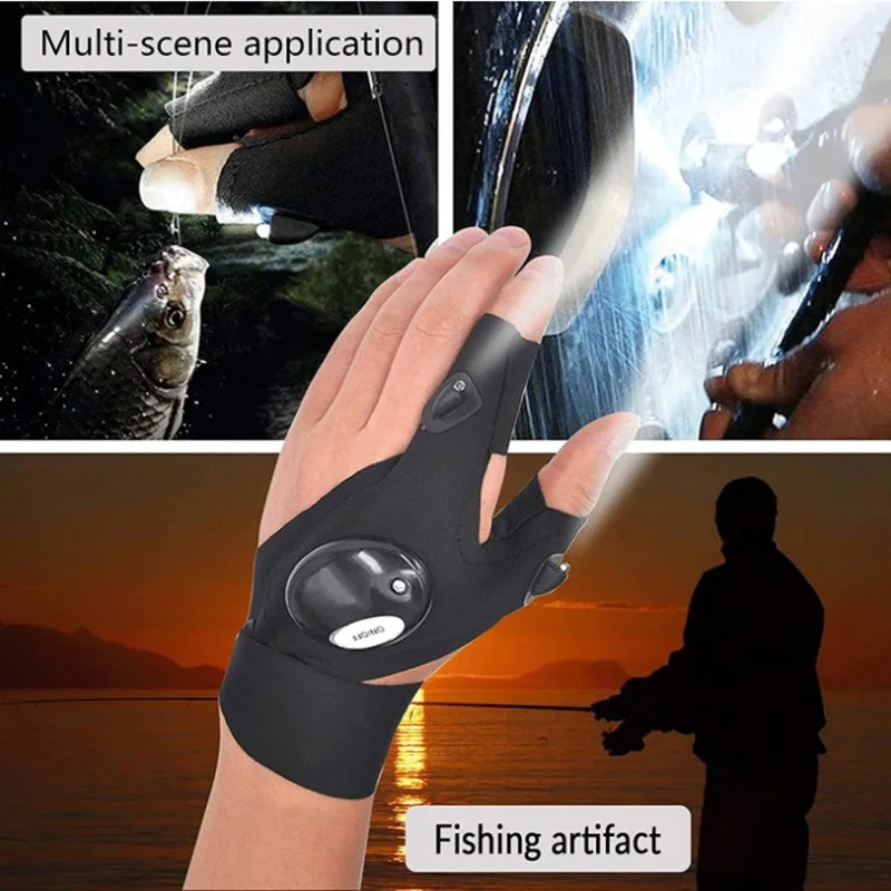 Fingerlose Handschuhe mit LED- – Fingerless Glove Knit Bewertung und Preis