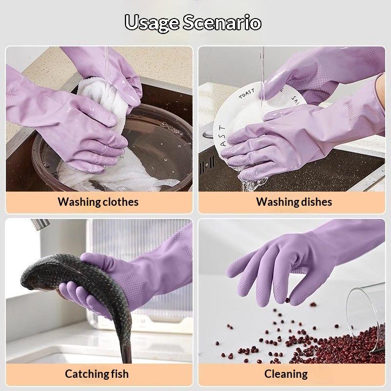 1 Paar Latex-Haushaltsreinigun – Dish Glove Rubber Bewertung und Preis