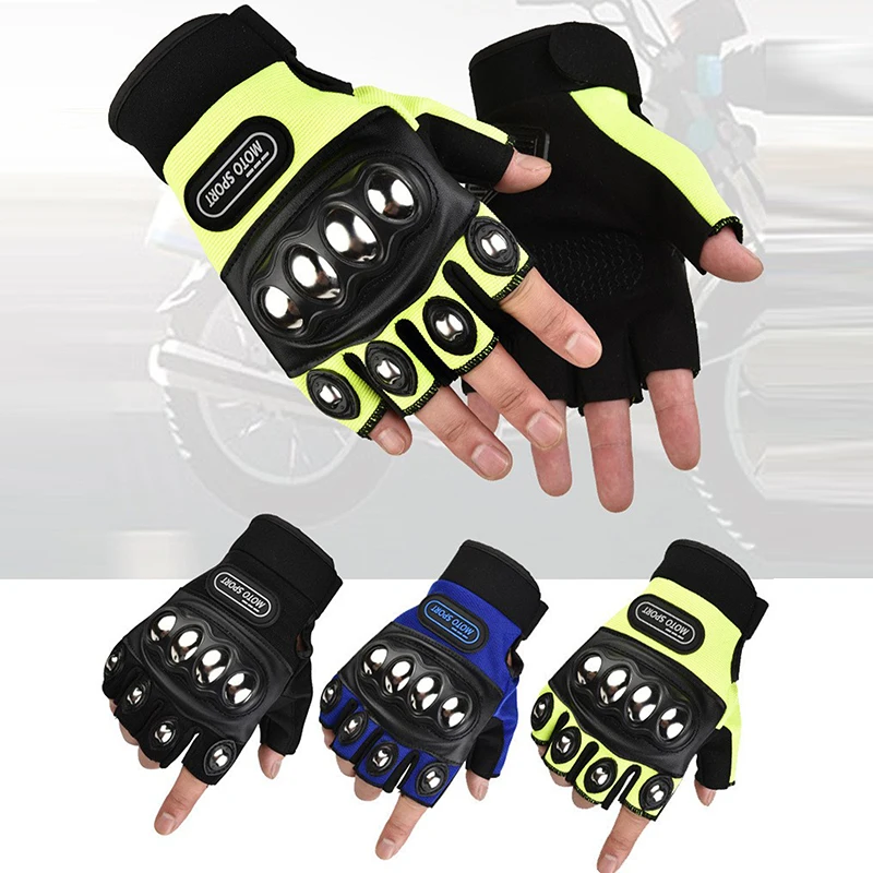 Halbfinger-Schutzhandschuhe fü – Motorcycle Glove Knuckle Bewertung und Preis