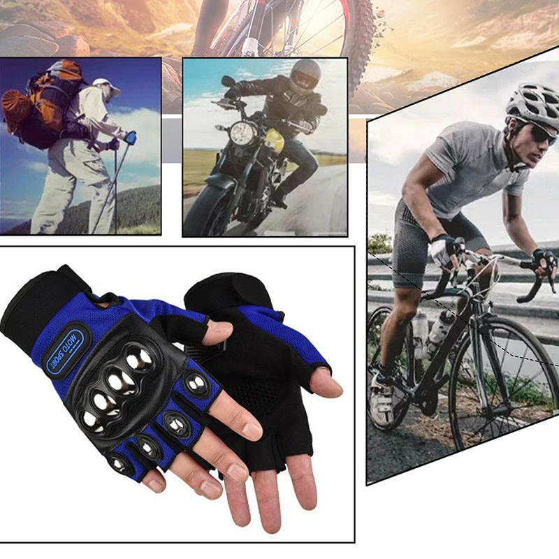 Halbfinger-Schutzhandschuhe fü – Motorcycle Glove Knuckle Bewertung und Preis